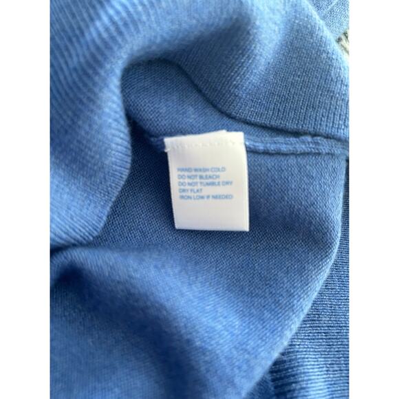 Southern Tide The Skipjack Men's Size Large Pullover Sweater Blue 1/4 Zip - Picture 6 of 7